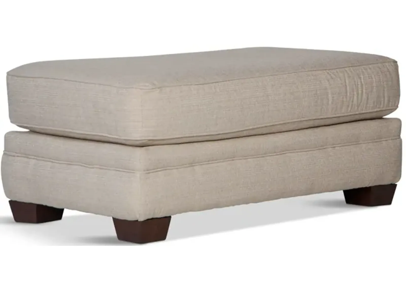 Marin Ottoman - Linen