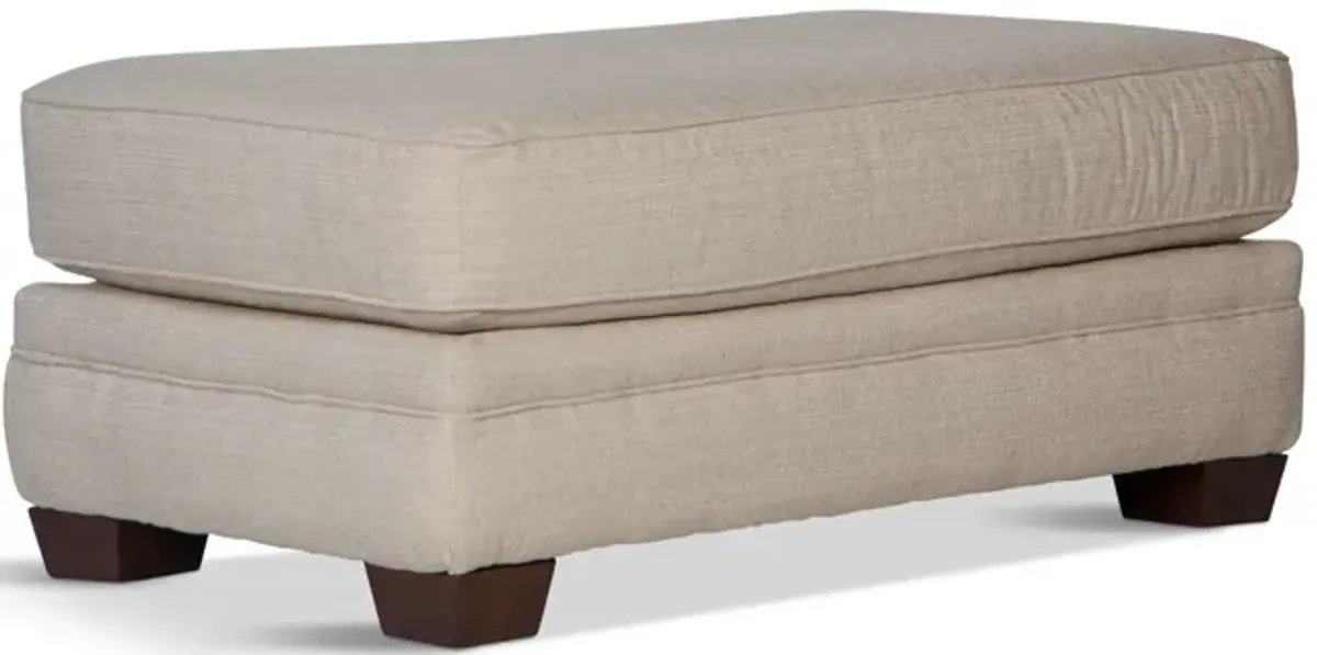 Marin Ottoman - Linen