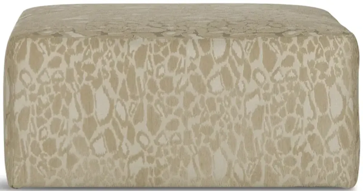 Raven Cocktail Ottoman - Cream