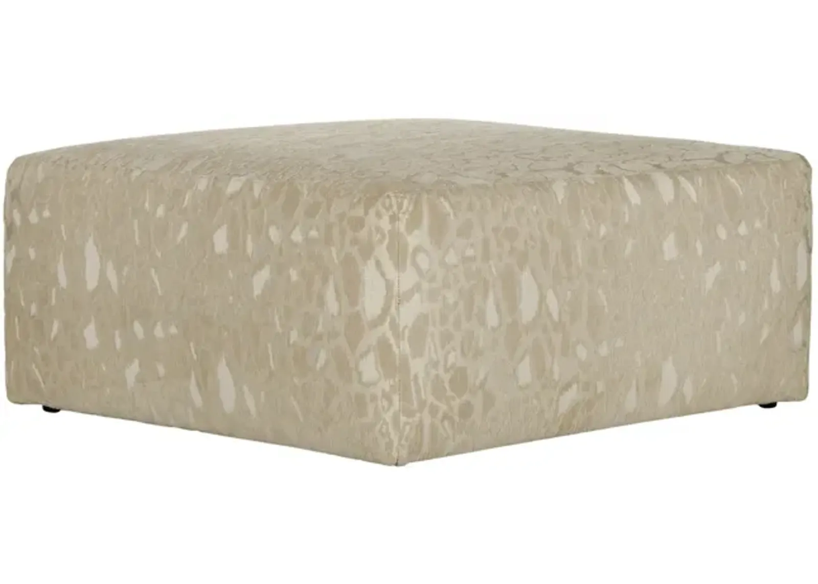 Raven Cocktail Ottoman - Cream