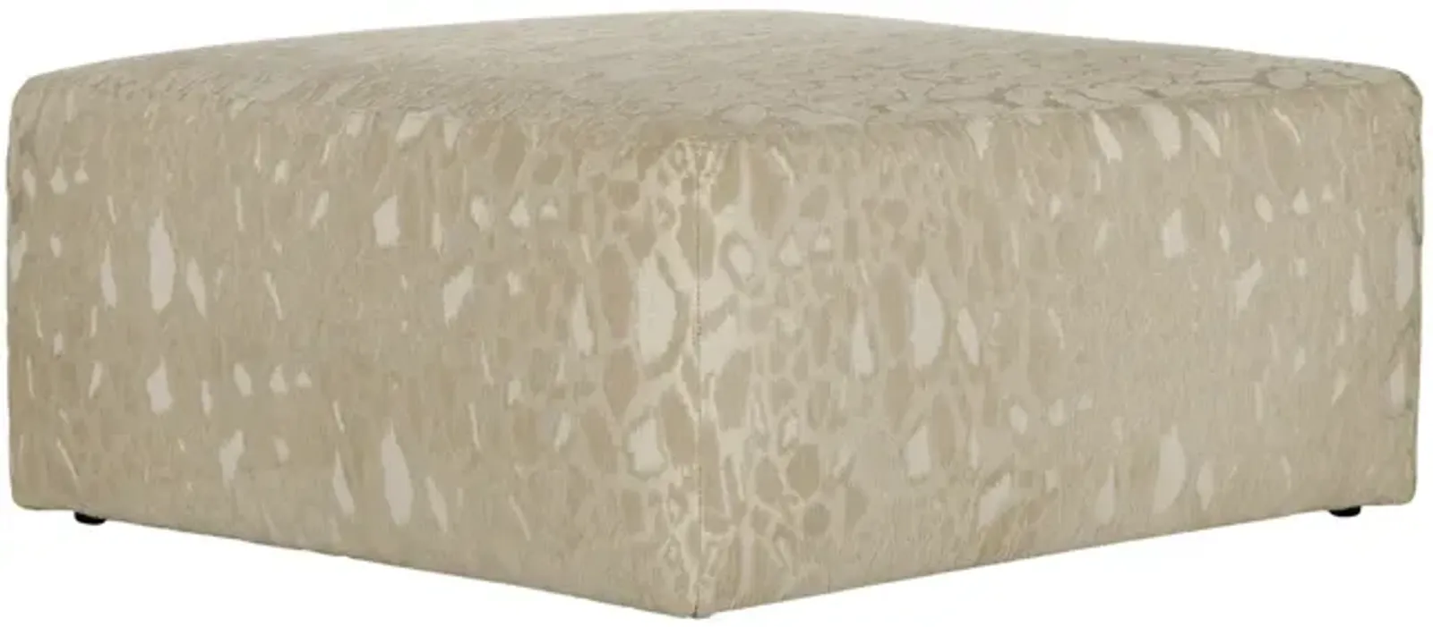 Raven Cocktail Ottoman - Cream