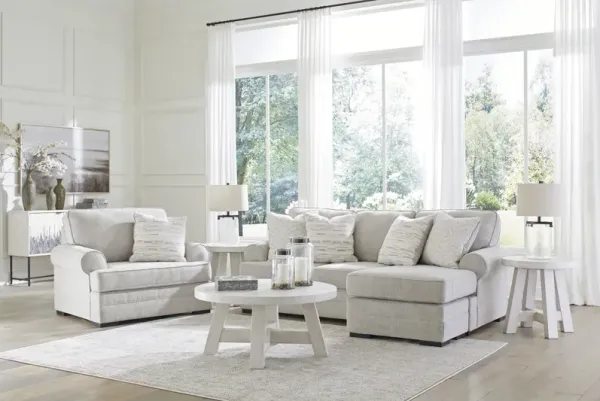 Cruz Silver Sofa by Gardner White