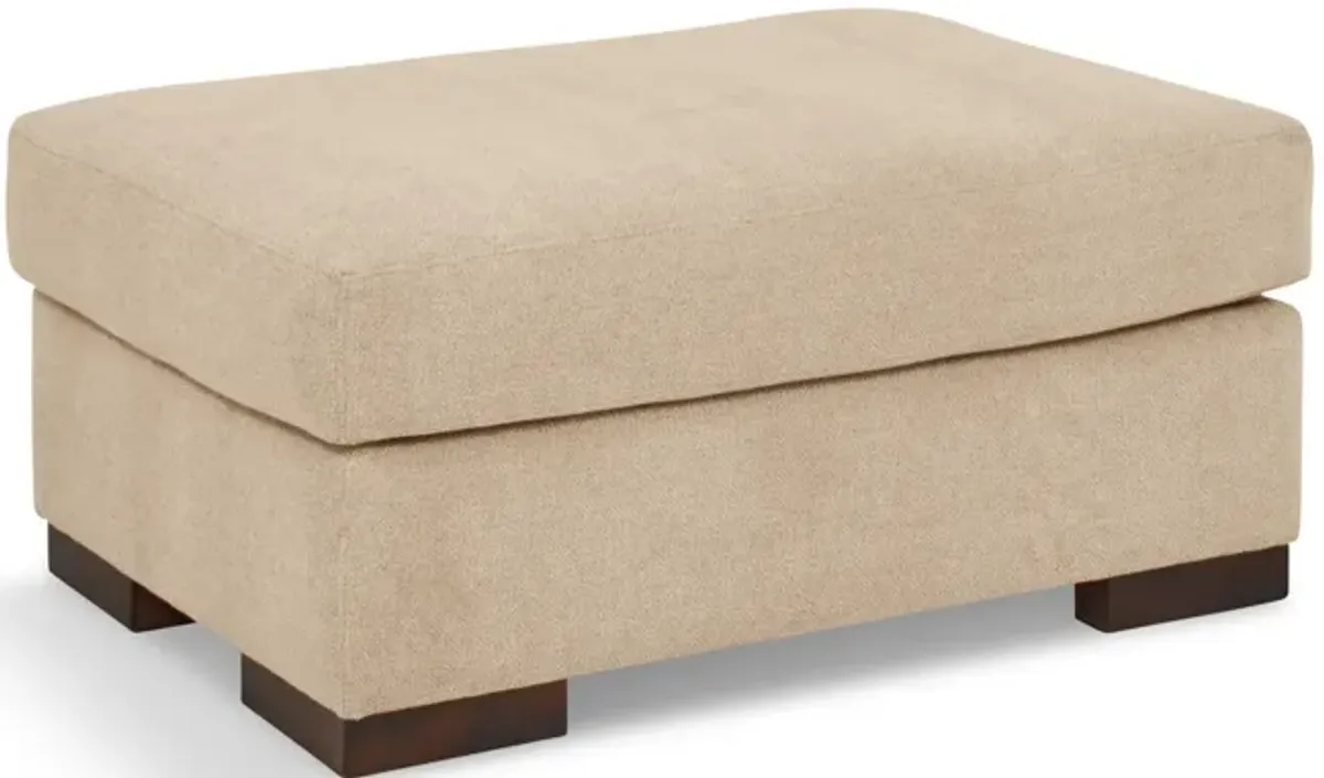 Melbourne Ottoman - Cashew