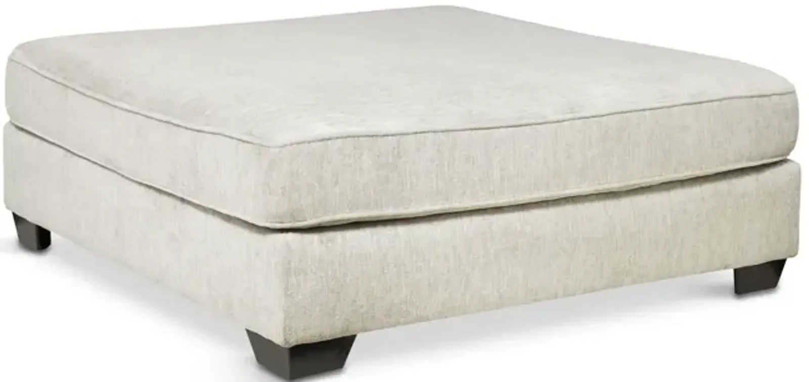 Carrie Cocktail Ottoman - Parchment