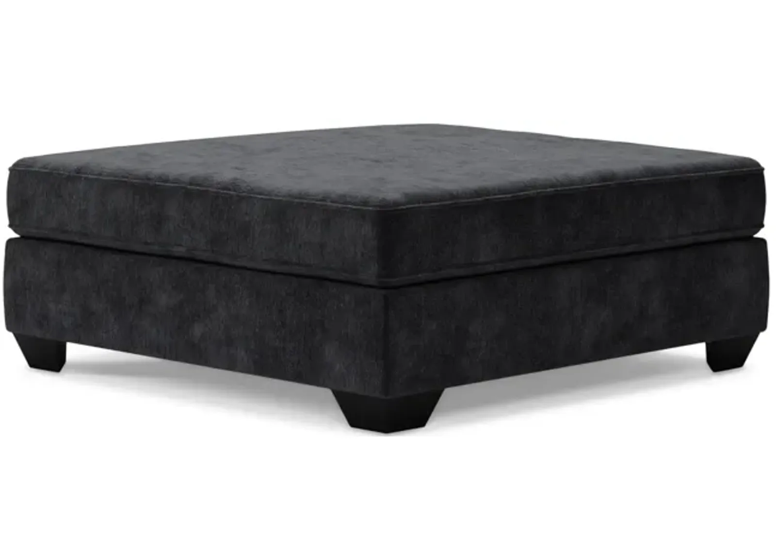 Carrie Cocktail Ottoman - Charcoal