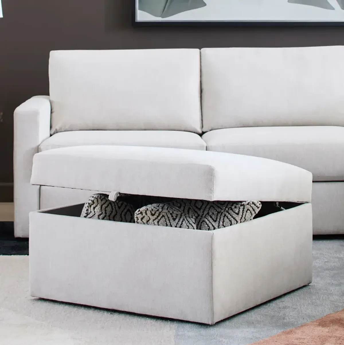 Flex Storage Ottoman