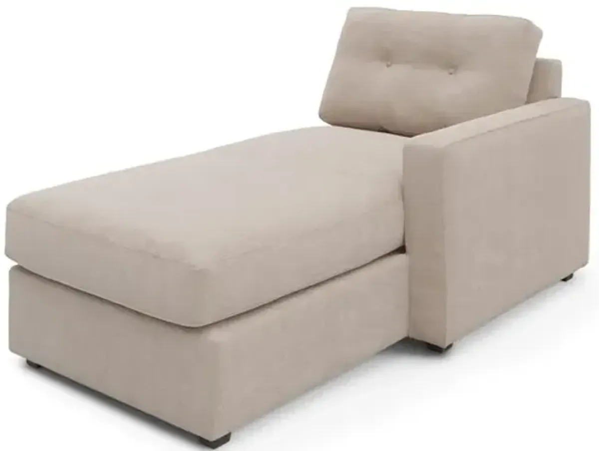 ModularOne Right Arm Chaise - Stone