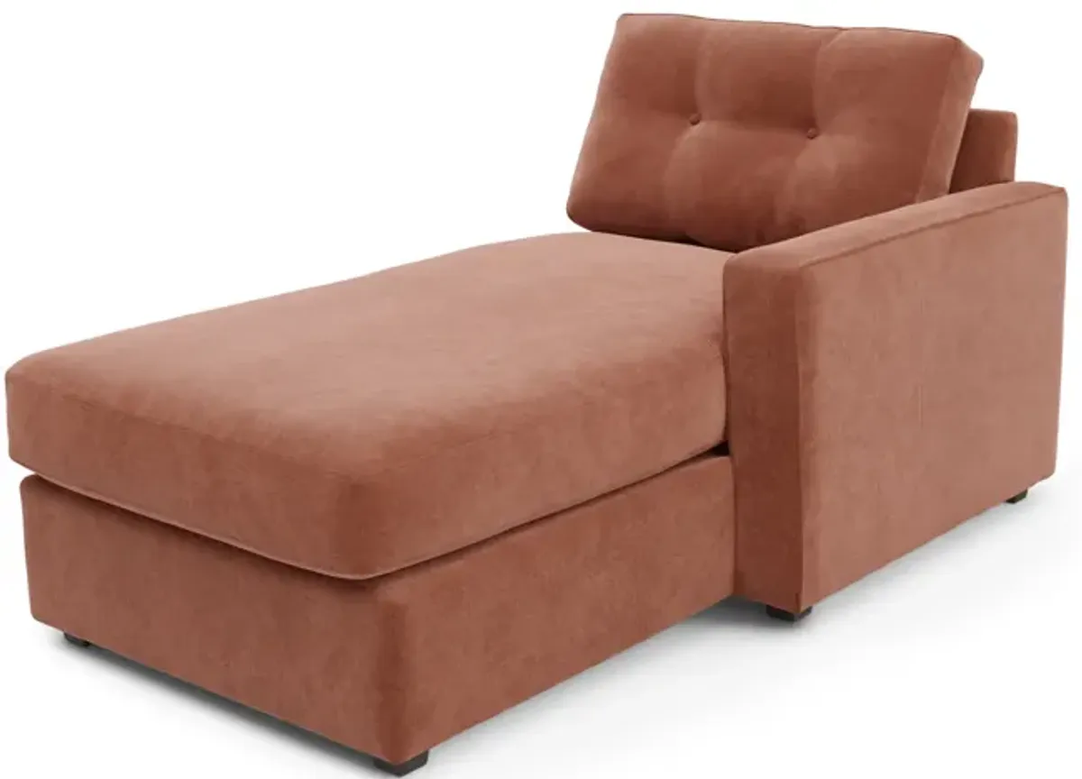 ModularOne Right Arm Chaise - Cantaloupe