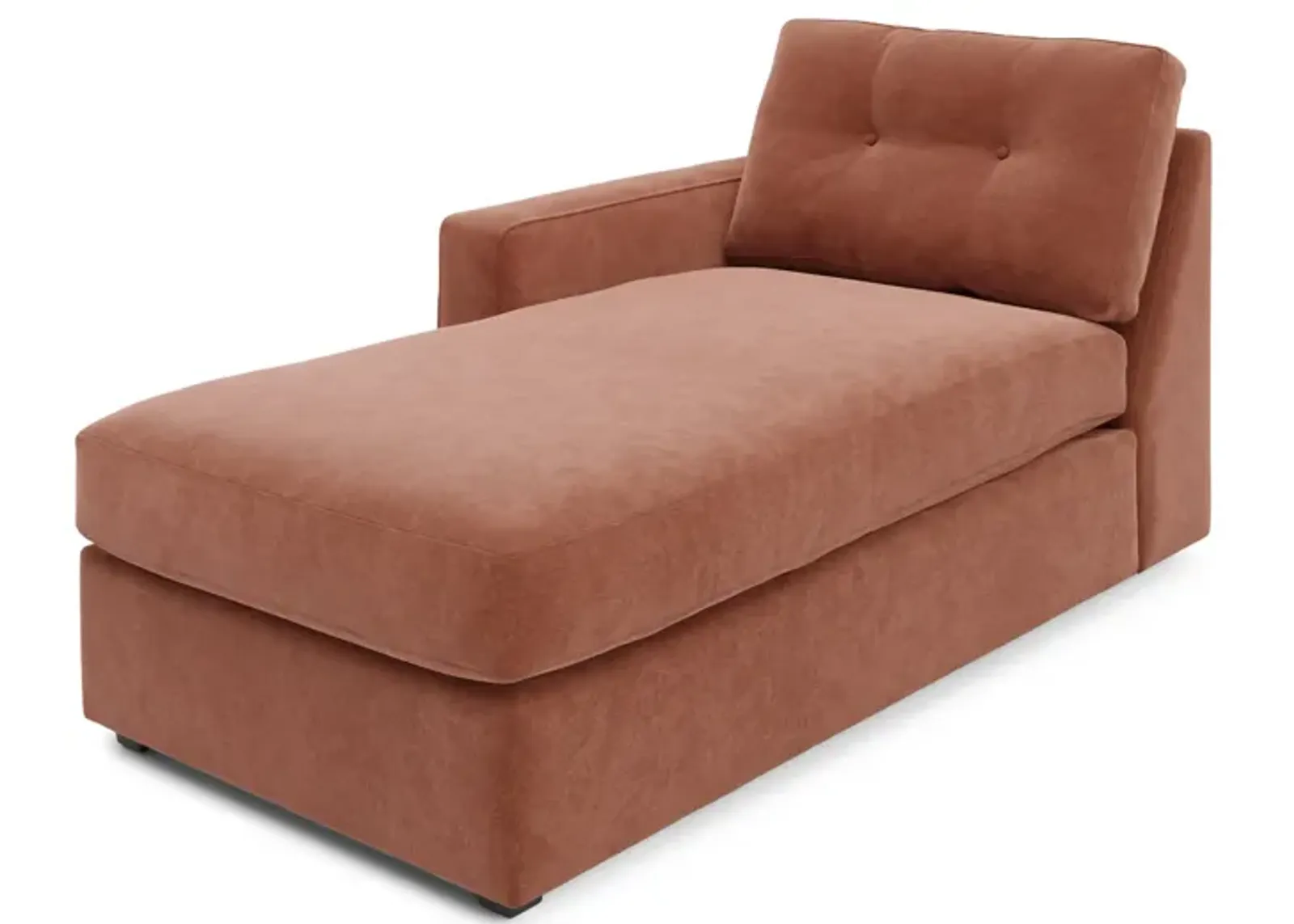 ModularOne Left Arm Chaise - Cantaloupe