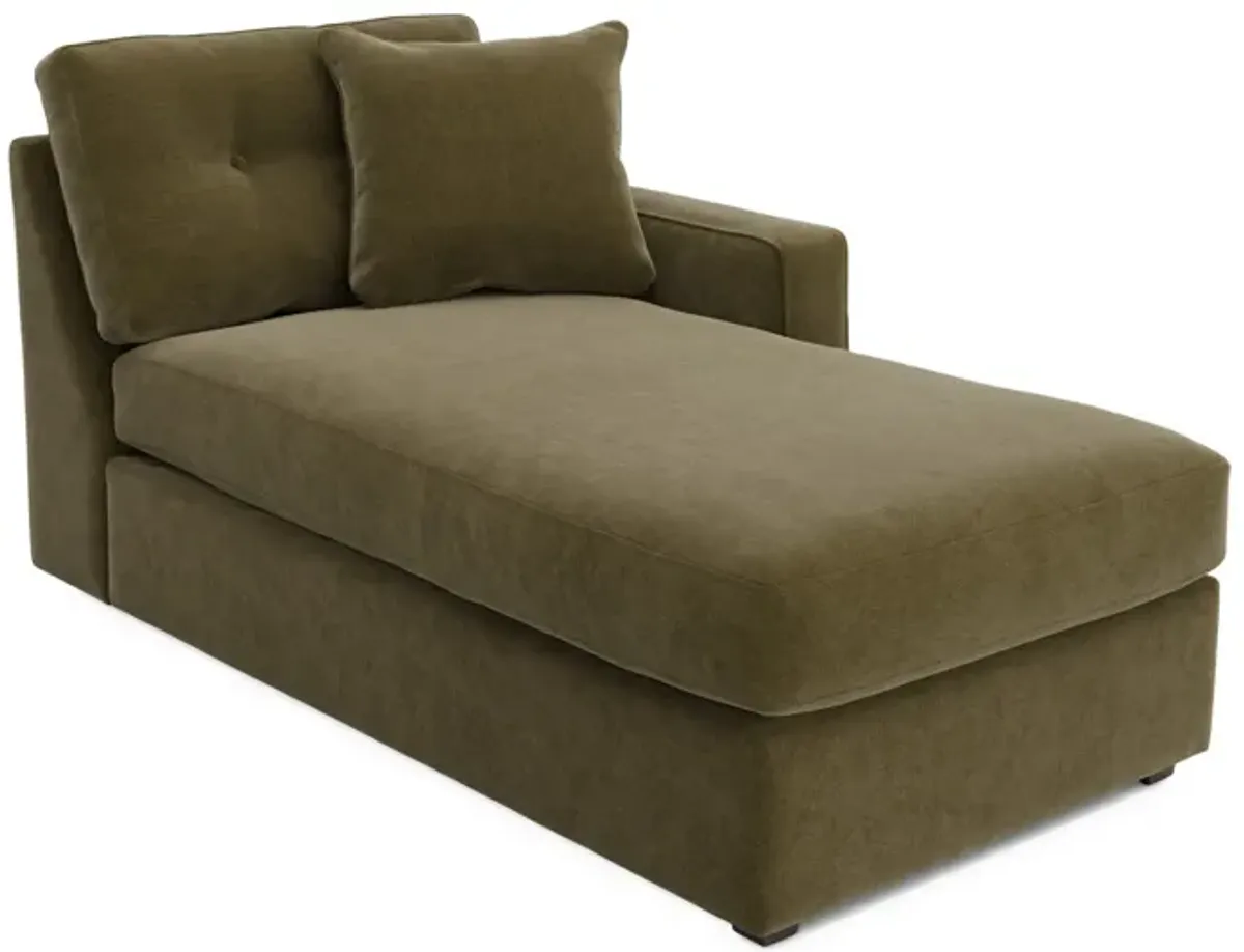 ModularOne Right Arm Chaise - Moss