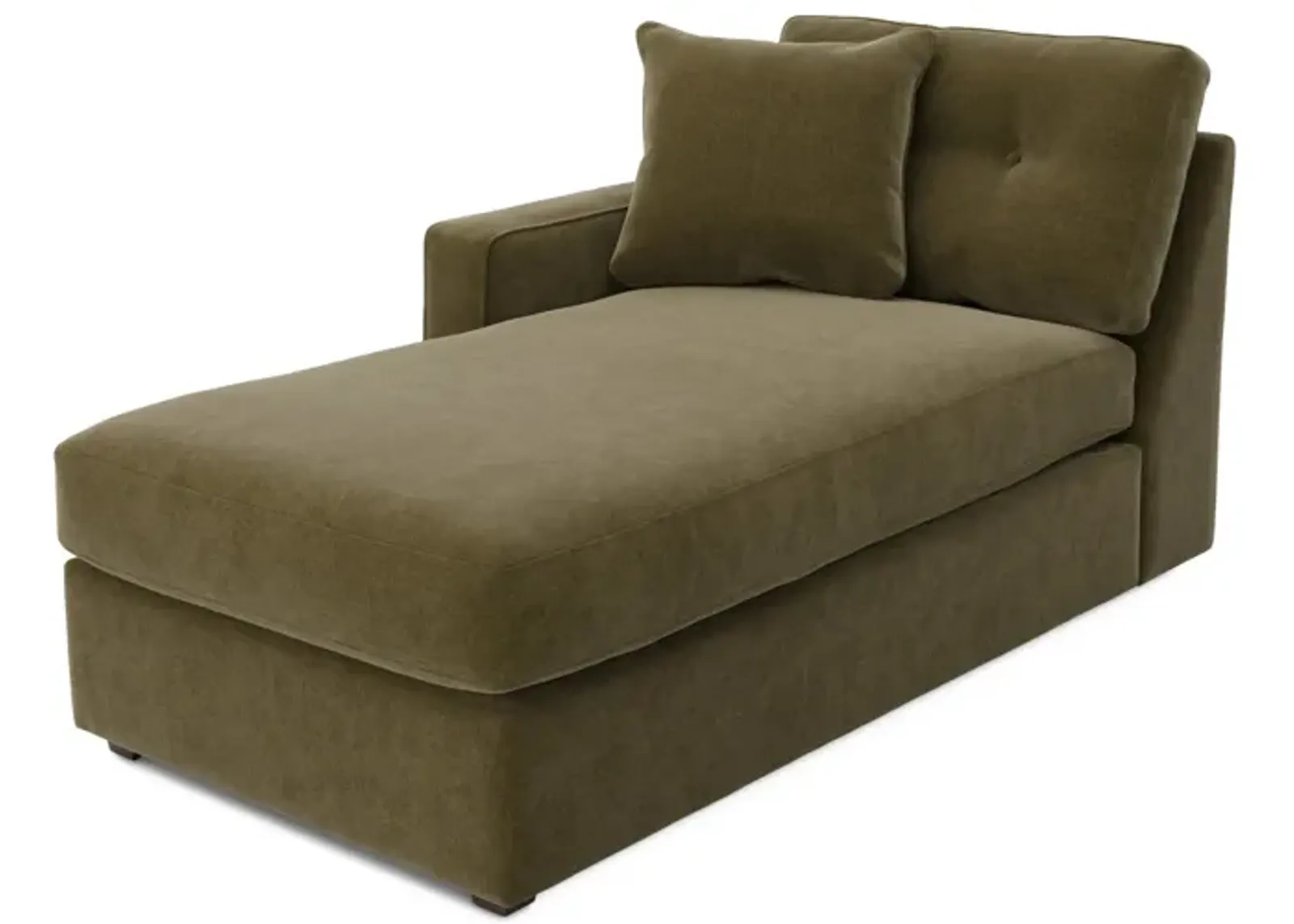 ModularOne Left Arm Chaise - Moss