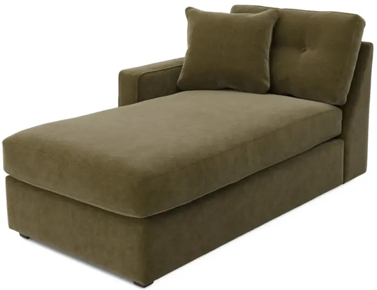 ModularOne Left Arm Chaise - Moss