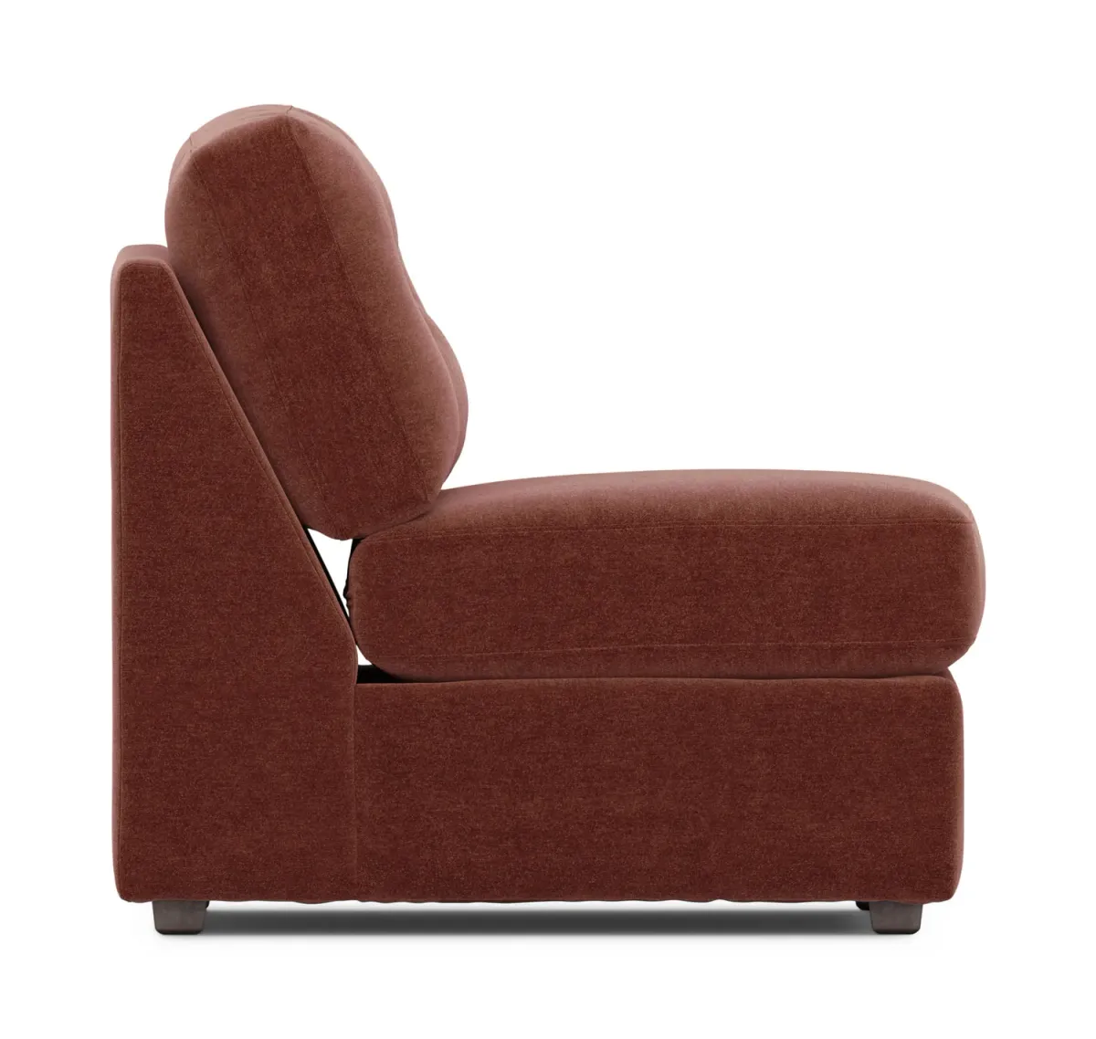 ModularOne Armless Chair - Merlot