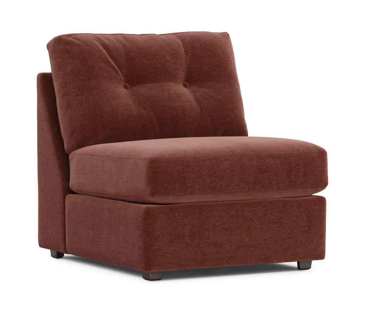 ModularOne Armless Chair - Merlot