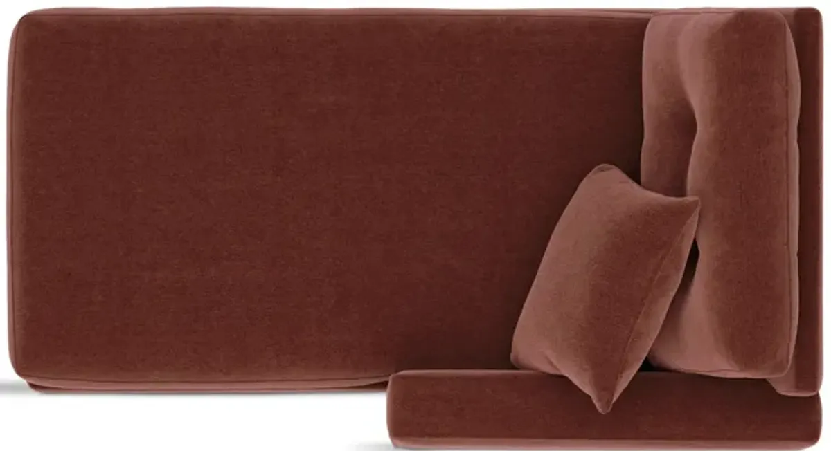 ModularOne Right Arm Chaise - Merlot