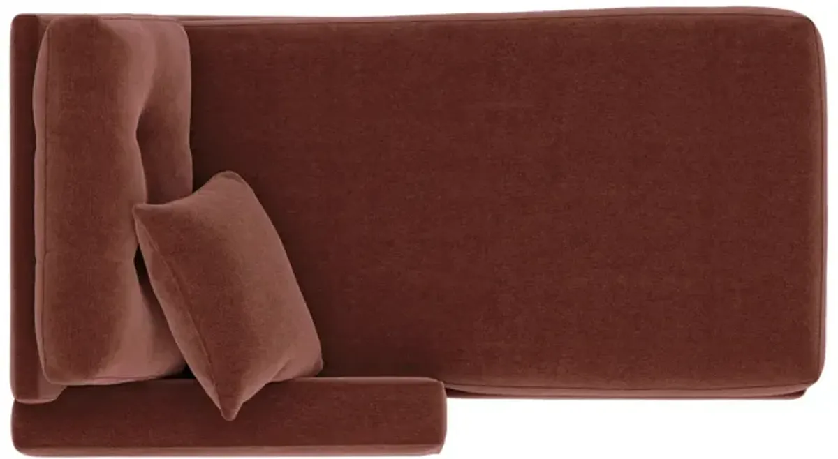 ModularOne Left Arm Chaise - Merlot