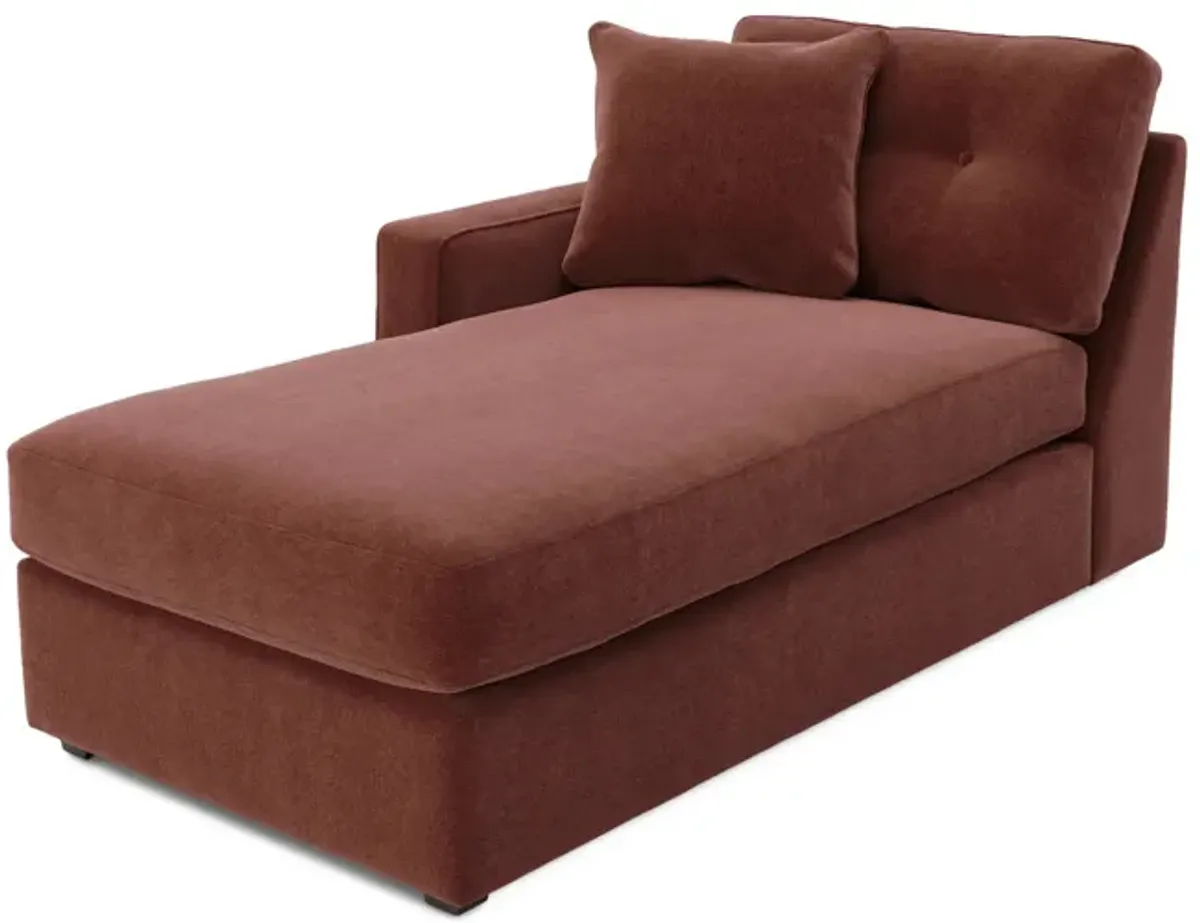 ModularOne Left Arm Chaise - Merlot