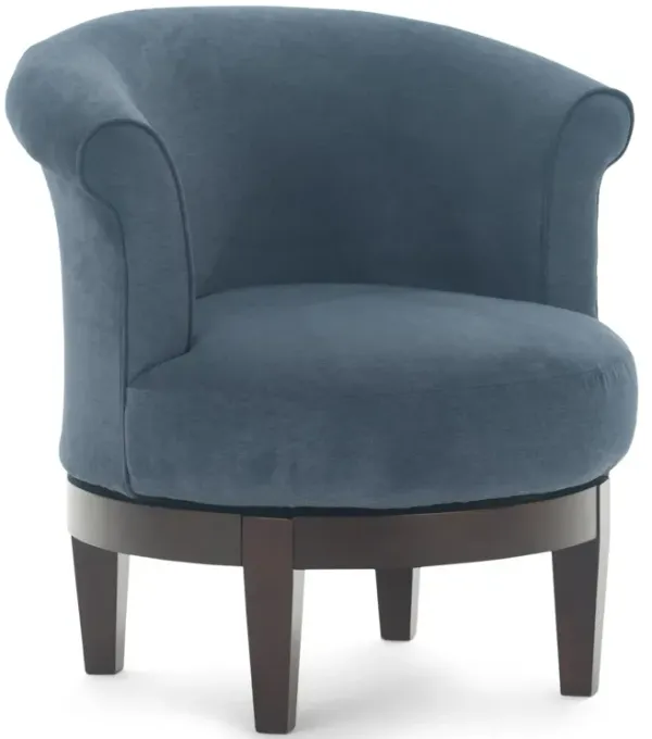 Attica Swivel Chair - Denim