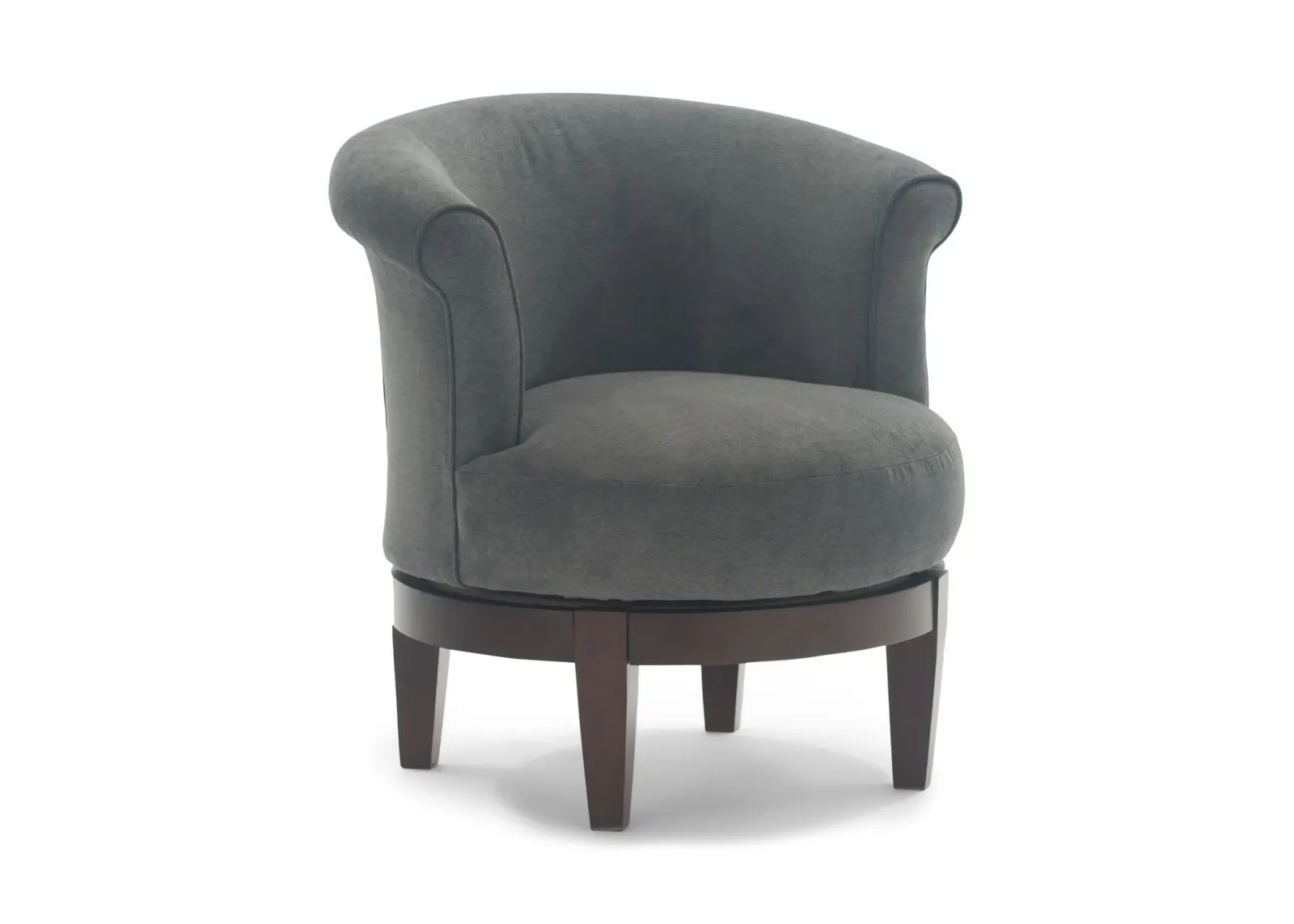 Attica Swivel Chair - Charcoal