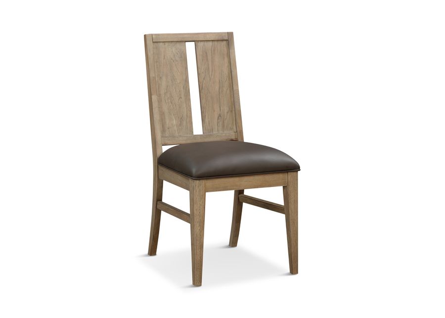 Casual Loft Leather Seat Dining Chair