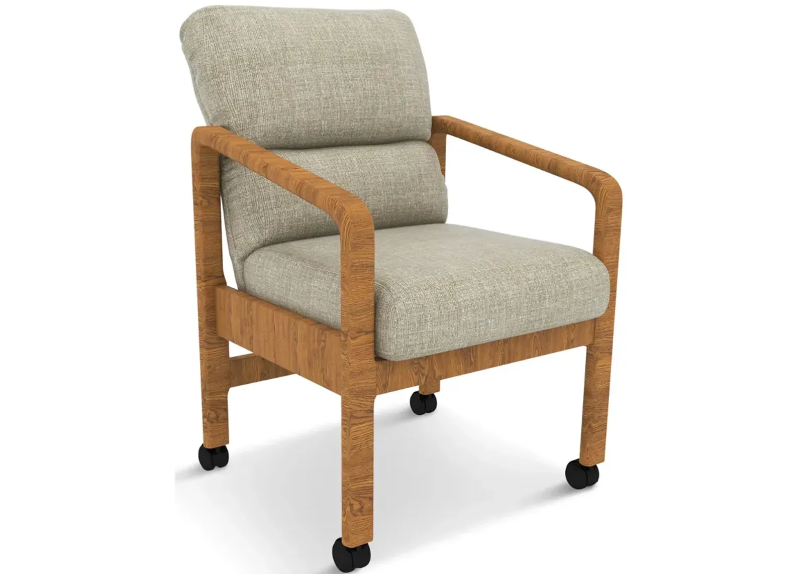 Casual Theater Caster Chair With Tilt