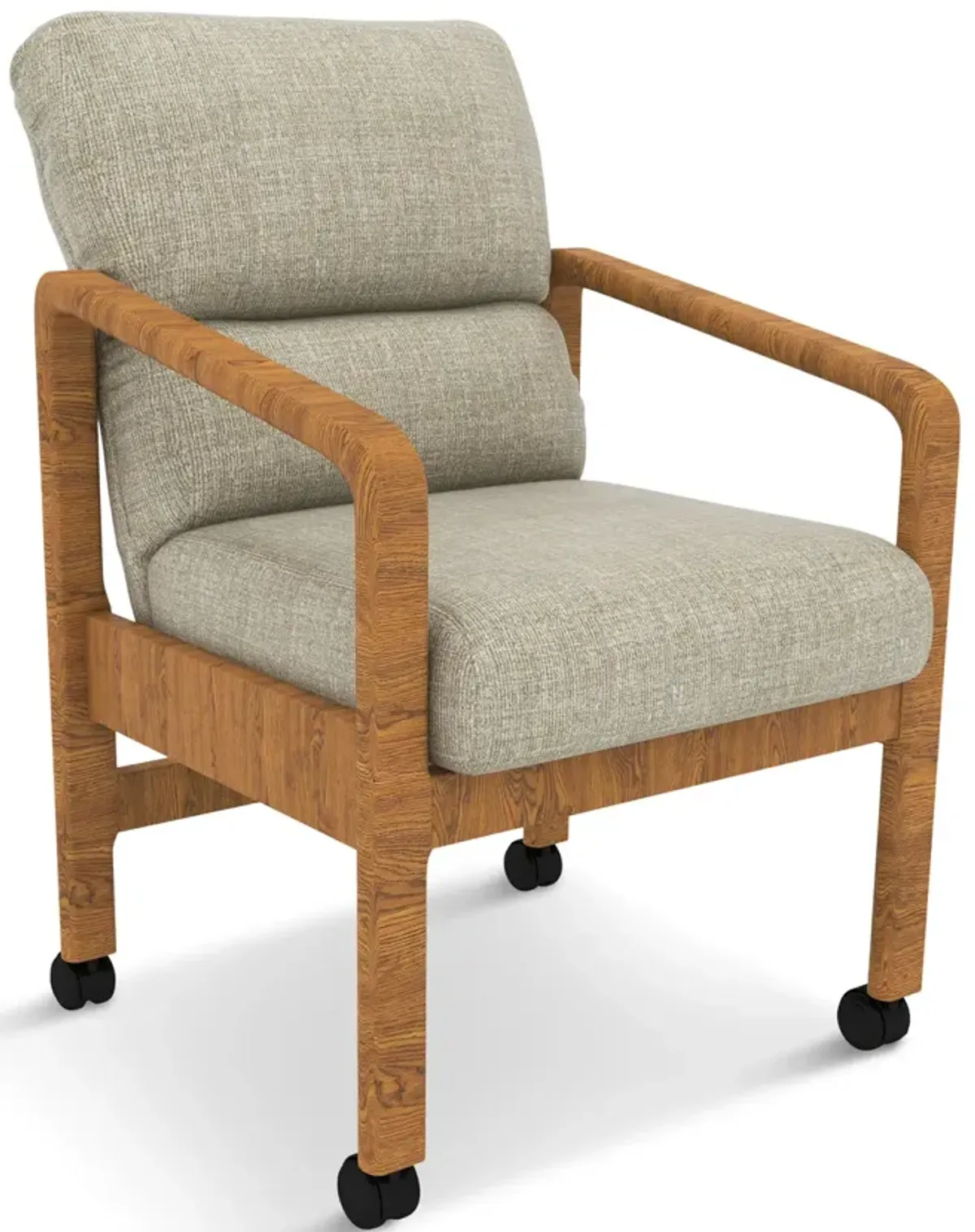 Casual Theater Caster Chair With Tilt