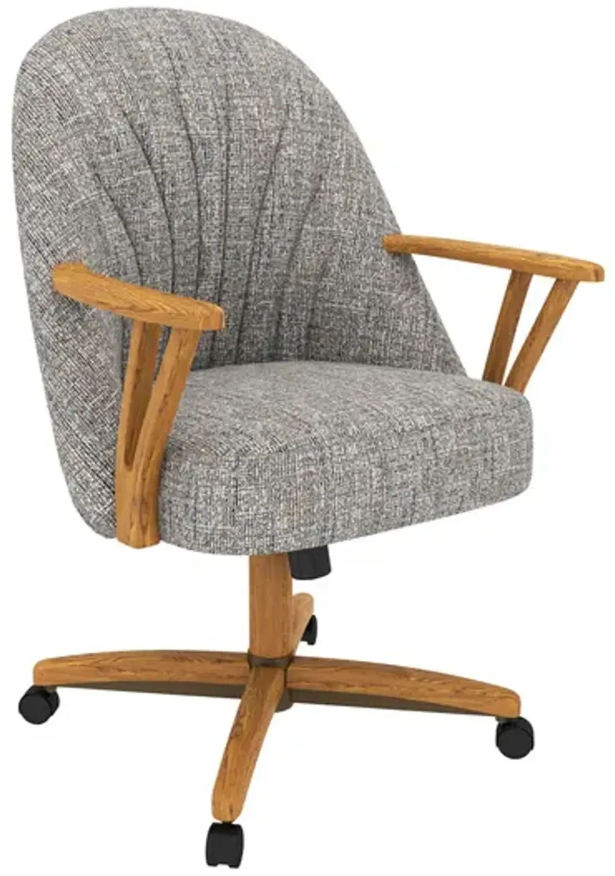 Casual Style Fonzo Marble Tilt Swivel Caster Chair