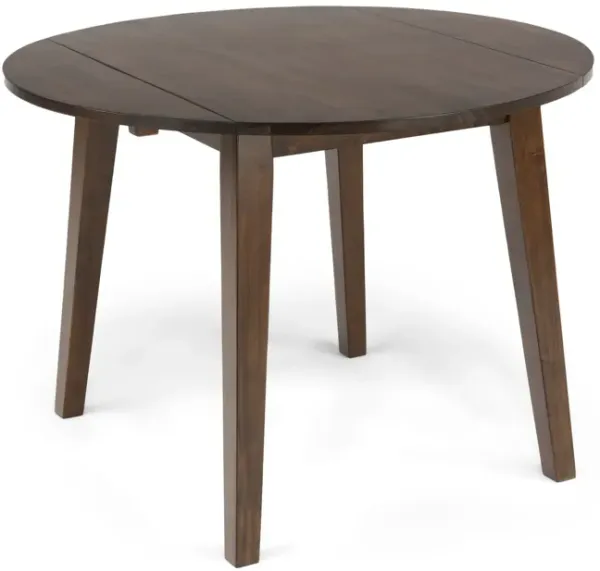 Bauer 42  round drop leaf table