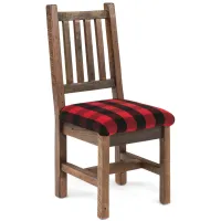 Barnwood Prairie Buffalo Plaid Chair
