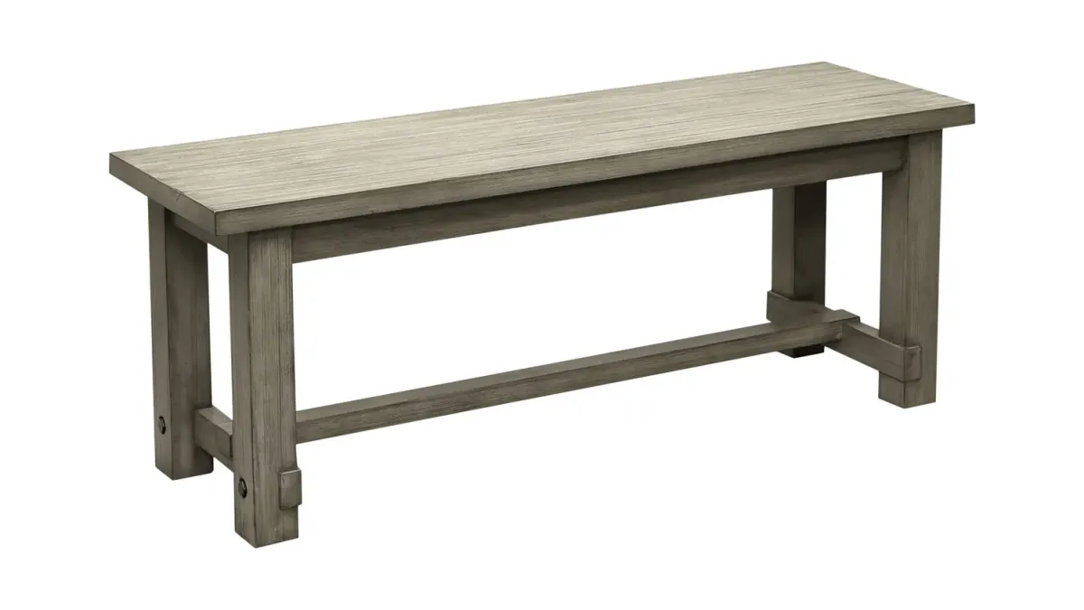 Emerson Dark Taupe Bench