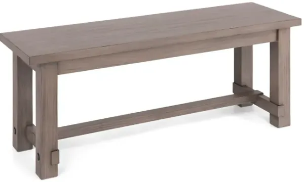 Emerson Dark Taupe Bench