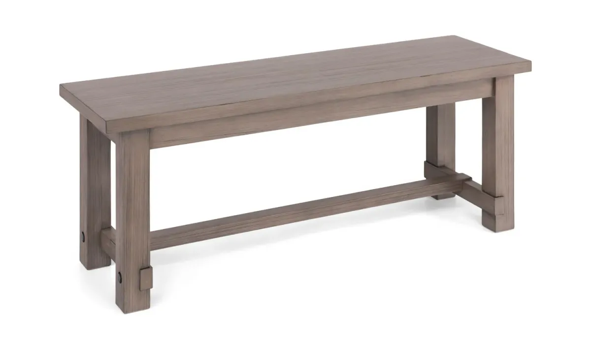 Emerson Dark Taupe Bench