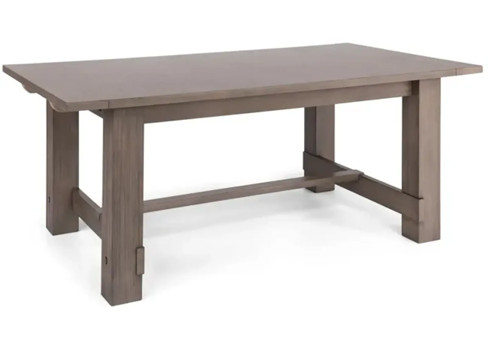 Emerson Dark Taupe Trestle Table