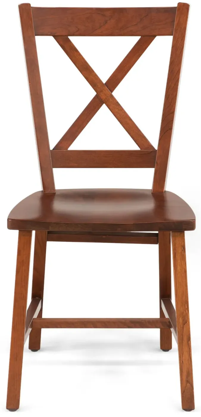 Eagle Mountain X Back Chair - Cherry