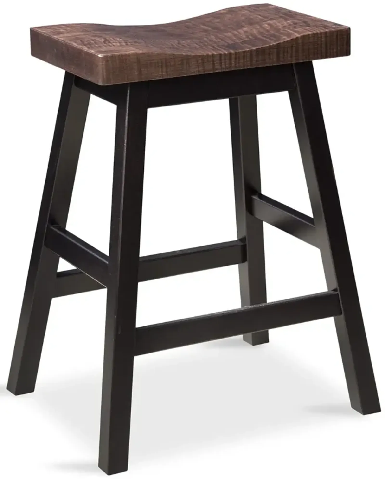 Boulder Creek Saddle Seat Counter Stool