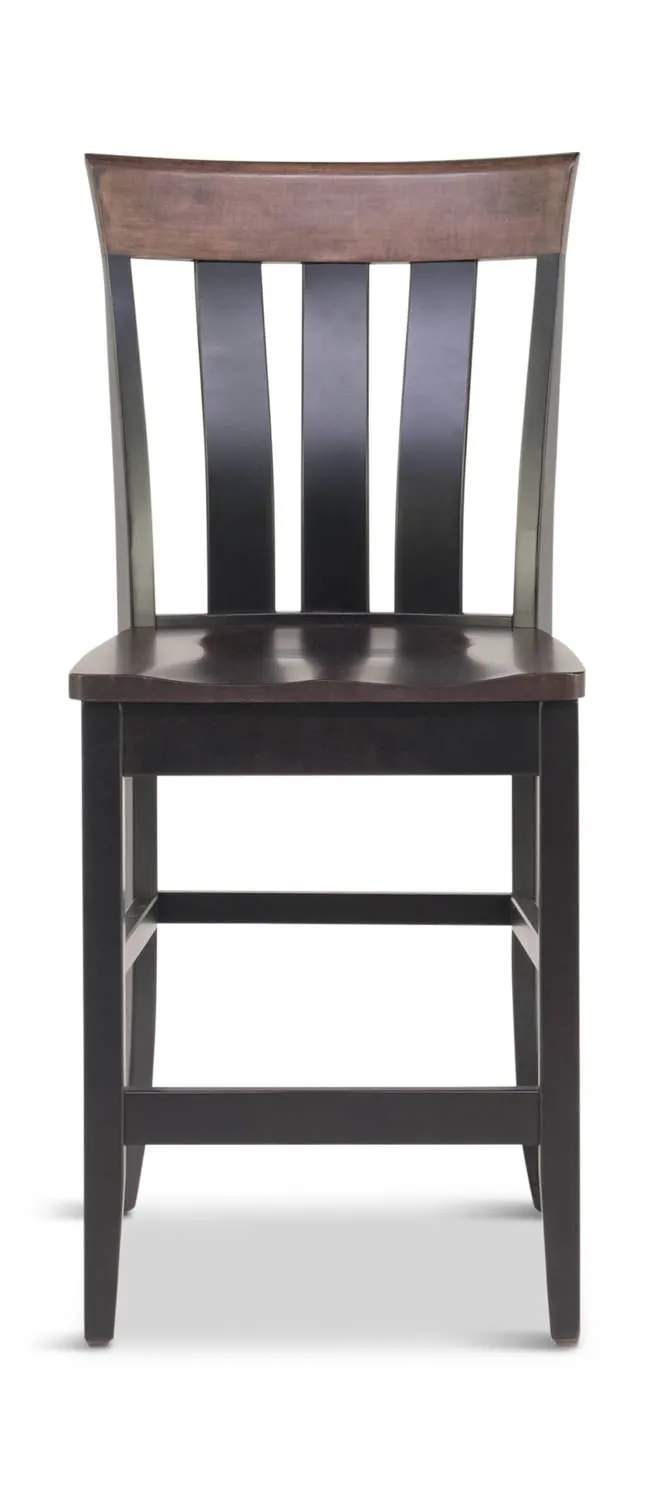 Boulder Creek Fan Back Counter Stool