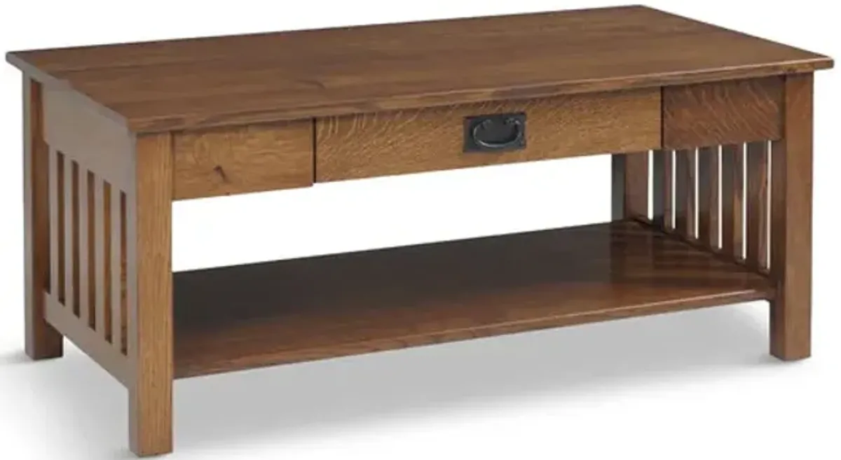 Oxford Mission Castered Coffee Table