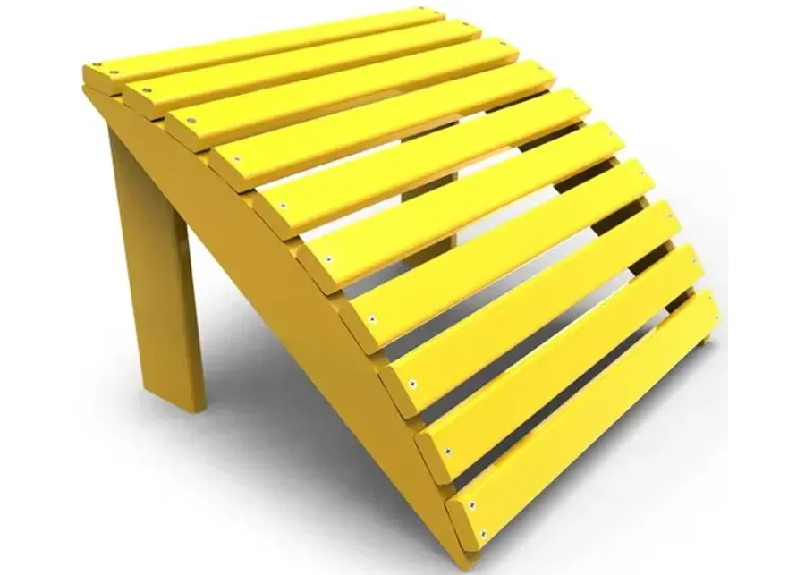 Adirondack Footstool - Yellow