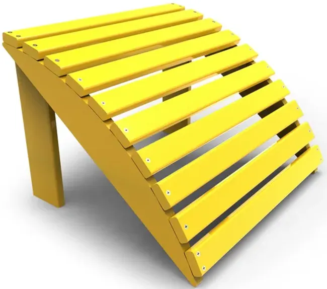 Adirondack Footstool - Yellow