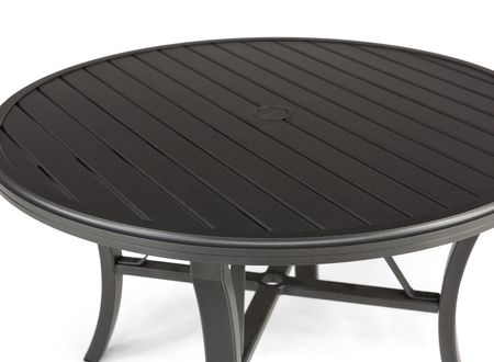Banchetto 48  Round Dining Table - Graphite