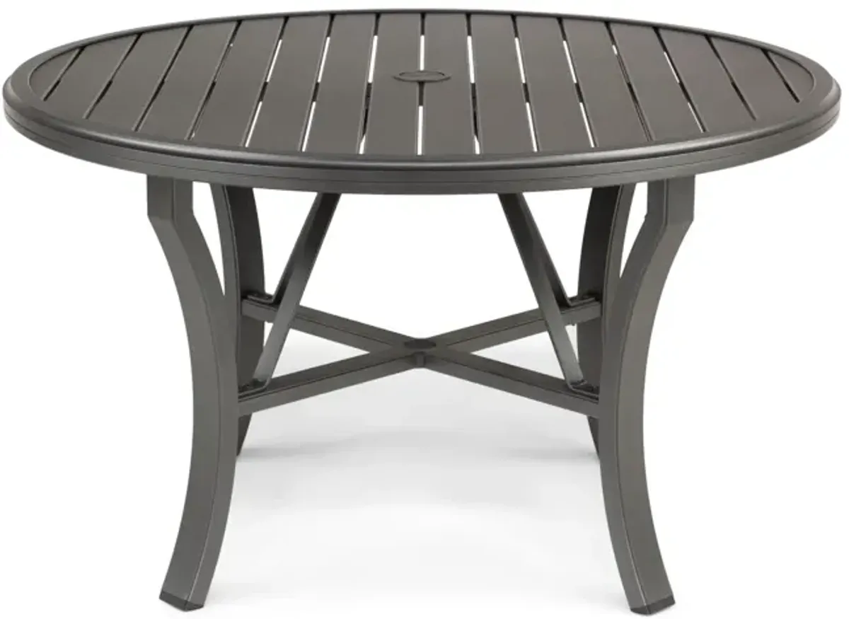 Banchetto 48  Round Dining Table - Graphite