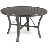 Banchetto 48  Round Dining Table - Graphite