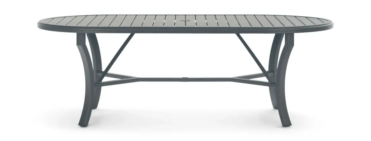 Banchetto Oval Dining Table - Graphite