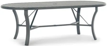 Banchetto Oval Dining Table - Graphite