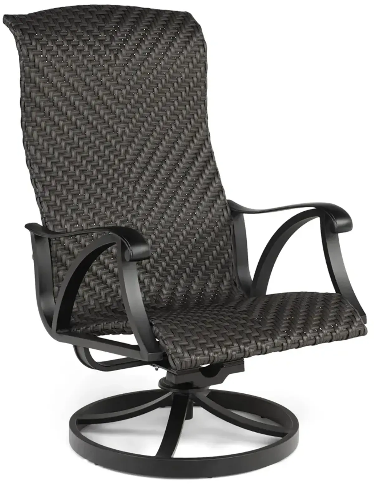 San Tropez Woven Swivel Lounge Chair