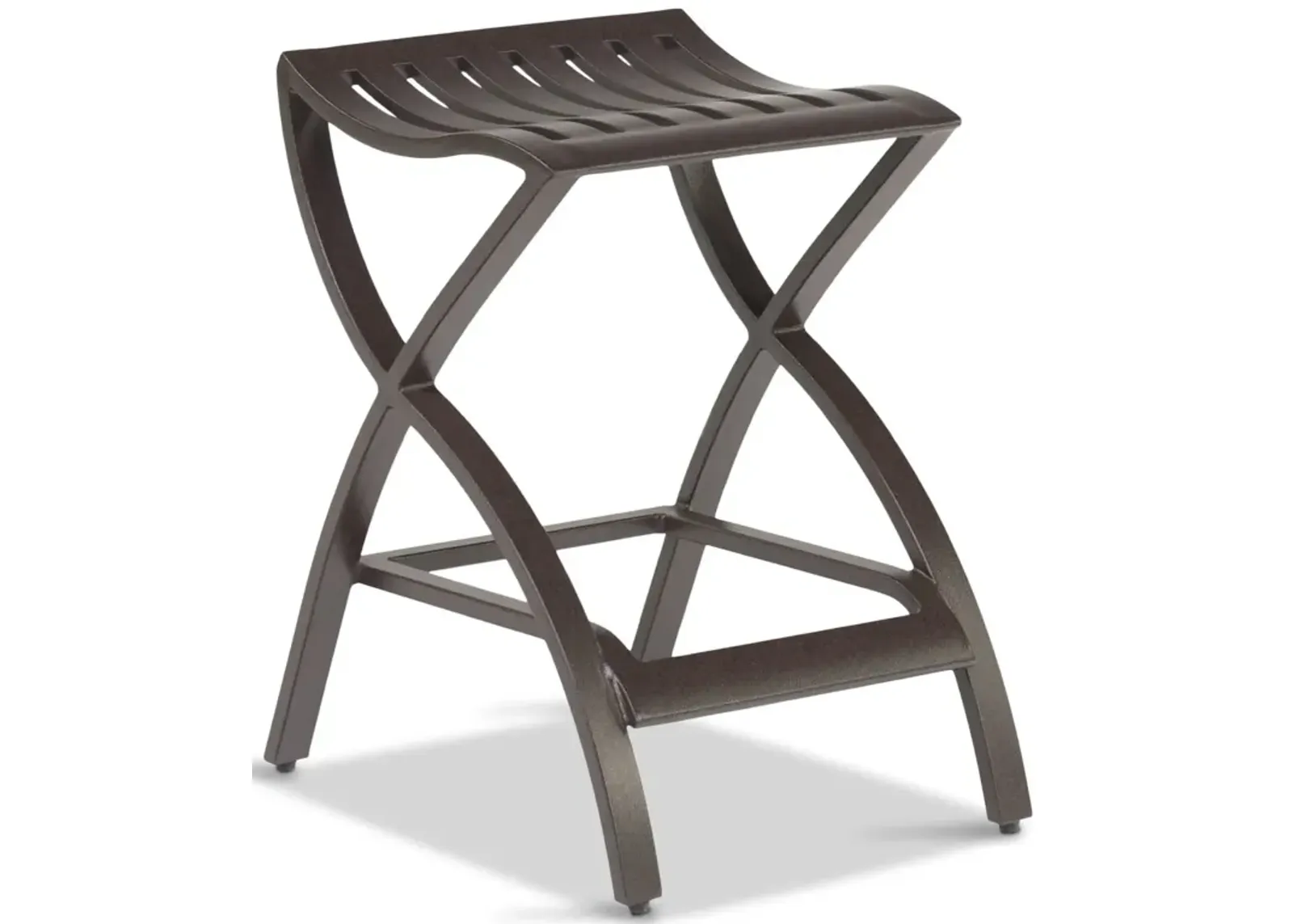 Pavilion Club Slat Counter Stool