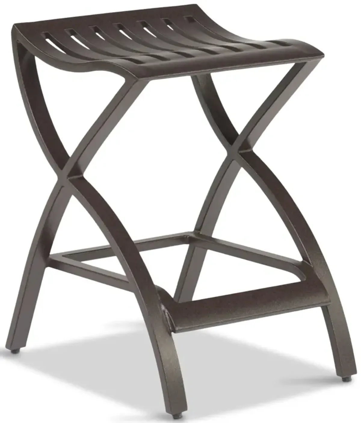 Pavilion Club Slat Counter Stool