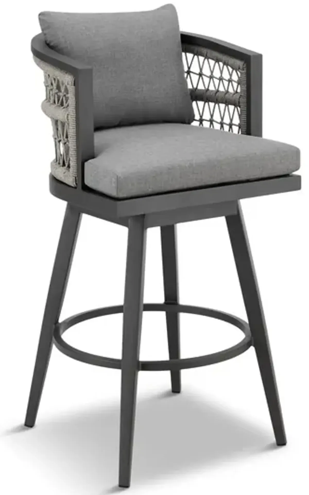 Zella Outdoor Swivel Counter Stool