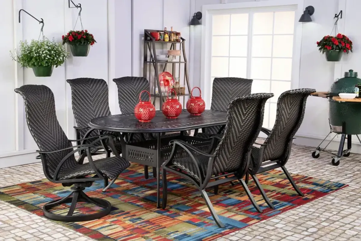 Riviera Oval Patio Dining Table