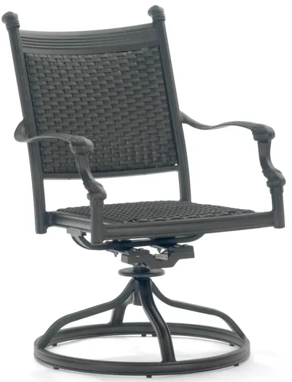 Veranda Woven Swivel Rocker Chair